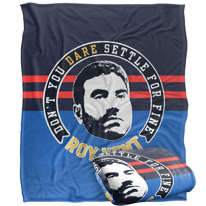 Multicoloured - Side - Ted Lasso Don´t Settle For Fine Roy Kent Blanket