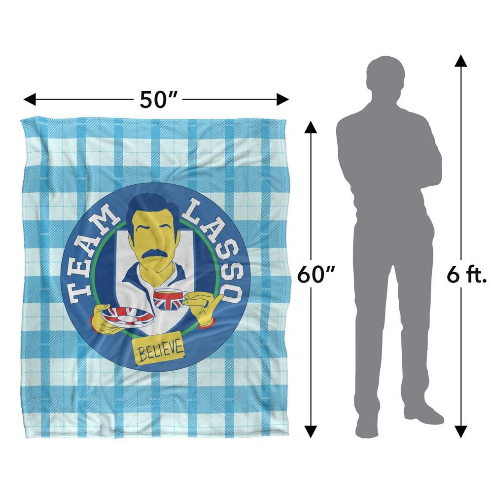 Multicoloured - Pack Shot - Ted Lasso Team Lasso Blanket
