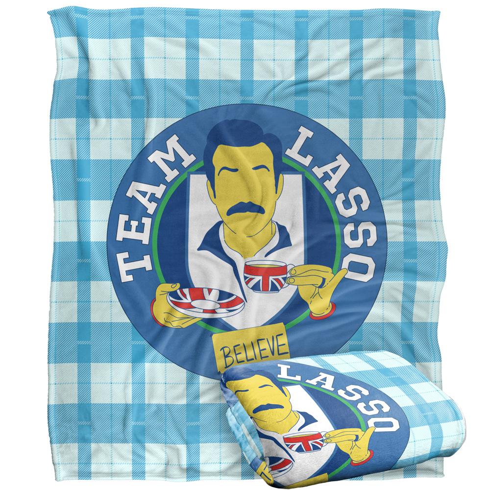 Multicoloured - Side - Ted Lasso Team Lasso Blanket