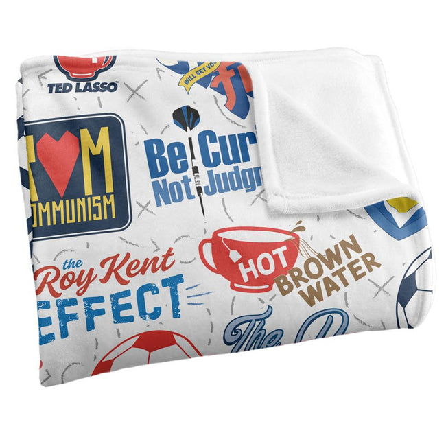 Multicoloured - Back - Ted Lasso All-Over Print Blanket