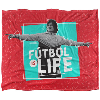 Multicoloured - Front - Ted Lasso Futbol Is Life Blanket