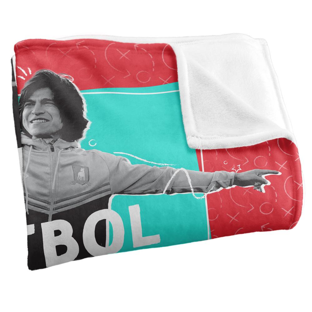 Multicoloured - Back - Ted Lasso Futbol Is Life Blanket