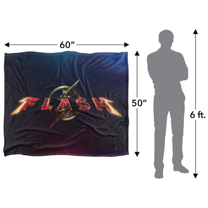 Multicoloured - Pack Shot - The Flash Logo Blanket