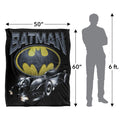 Multicoloured - Pack Shot - Batman Batmobile Logo Blanket