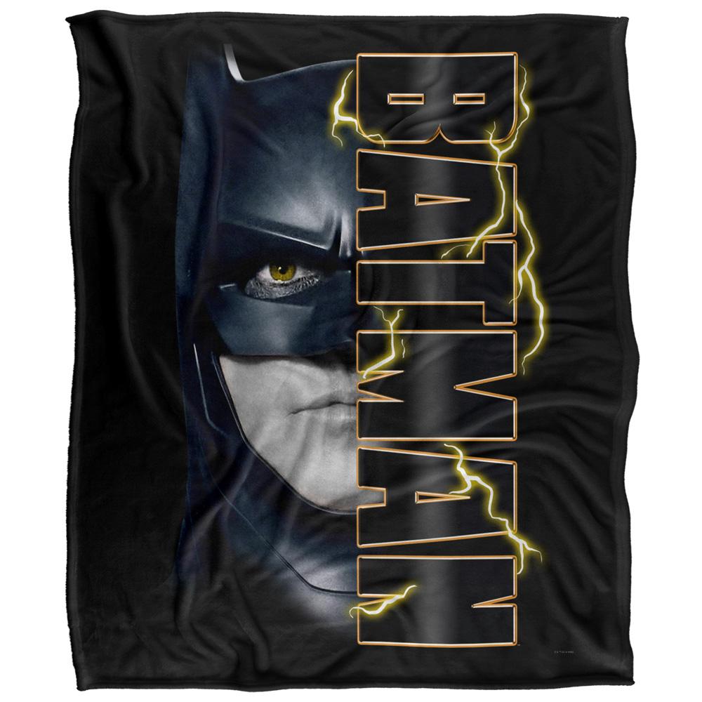 Multicoloured - Front - The Flash Headshot Batman Blanket