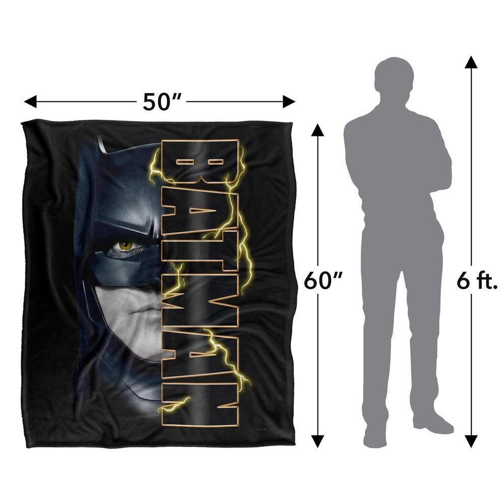 Multicoloured - Pack Shot - The Flash Headshot Batman Blanket
