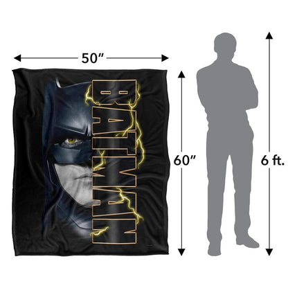 Multicoloured - Pack Shot - The Flash Headshot Batman Blanket
