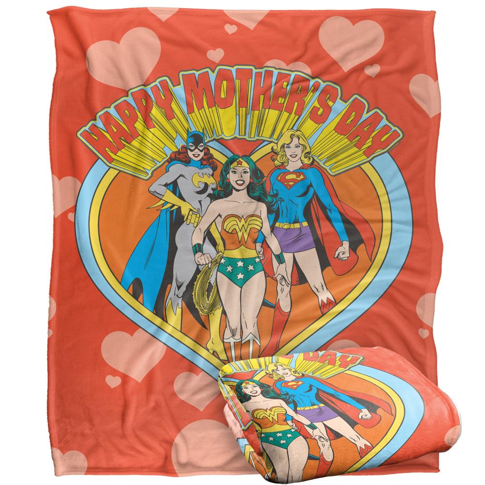 Multicoloured - Side - Justice League Happy Mothers Day Blanket