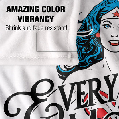 Multicoloured - Lifestyle - Justice League Every Mom Is Wonder Woman Blanket