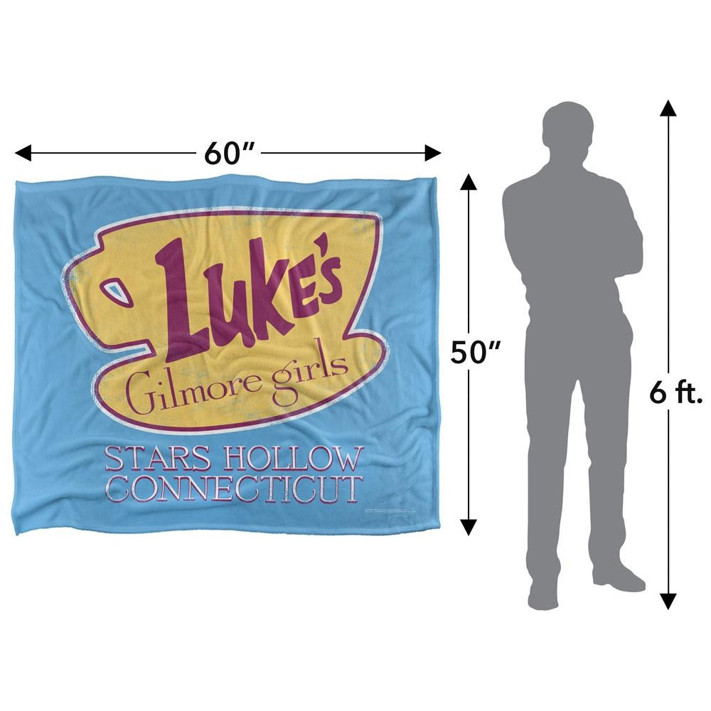 Multicoloured - Pack Shot - Gilmore Girls Luke´s Logo Blanket