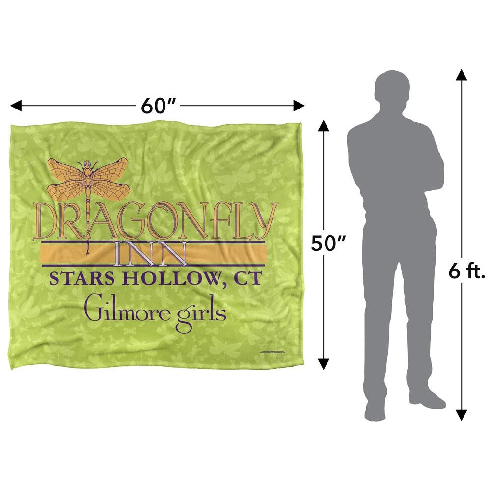 Multicoloured - Pack Shot - Gilmore Girls Dragonfly Inn Blanket