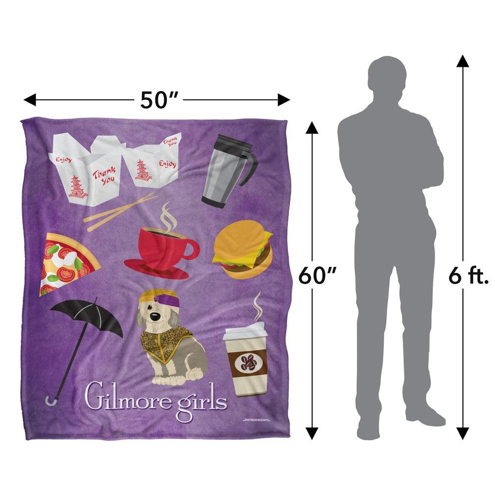 Multicoloured - Pack Shot - Gilmore Girls Icons Blanket