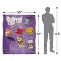 Multicoloured - Pack Shot - Gilmore Girls Icons Blanket
