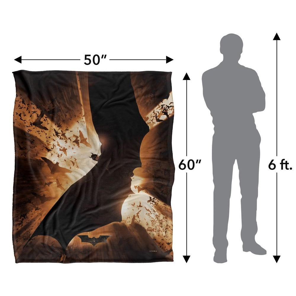 Multicoloured - Pack Shot - DC Batman Begins Blanket