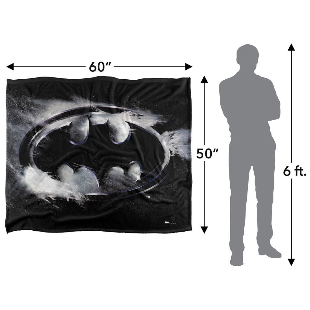 Multicoloured - Pack Shot - Batman Chalk Dust Blanket