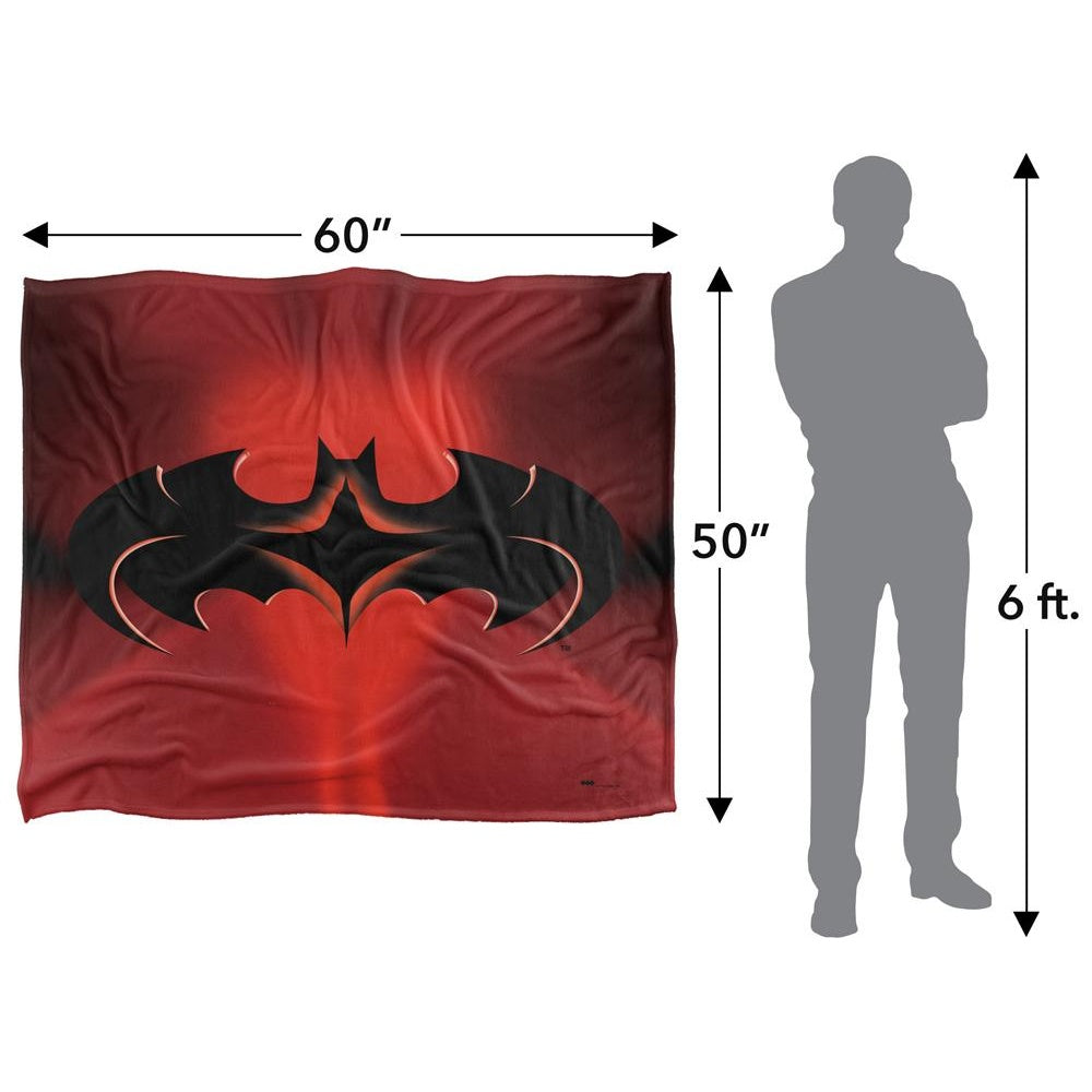 Multicoloured - Pack Shot - Batman Logo Nightwing Blanket