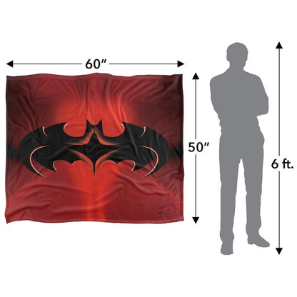 Multicoloured - Pack Shot - Batman Logo Nightwing Blanket