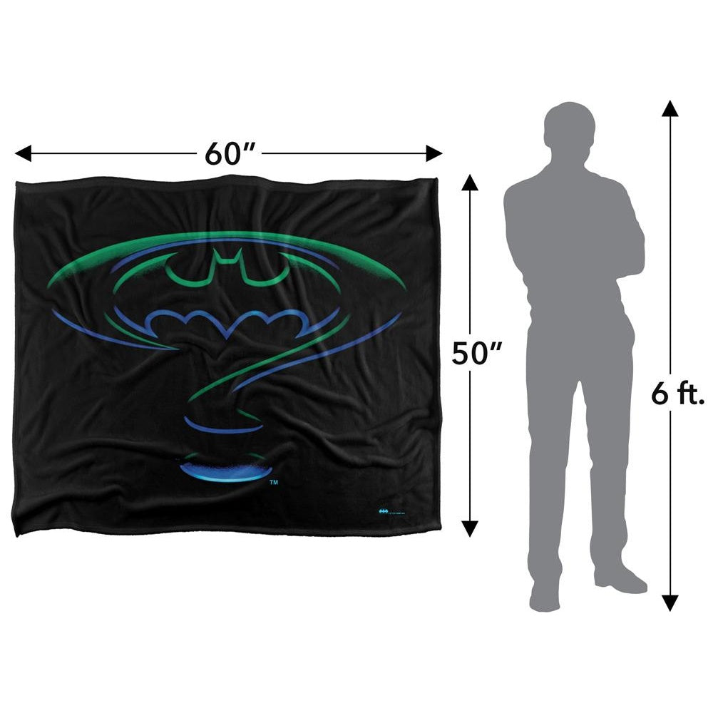 Multicoloured - Pack Shot - Batman Question Mark Riddler Blanket