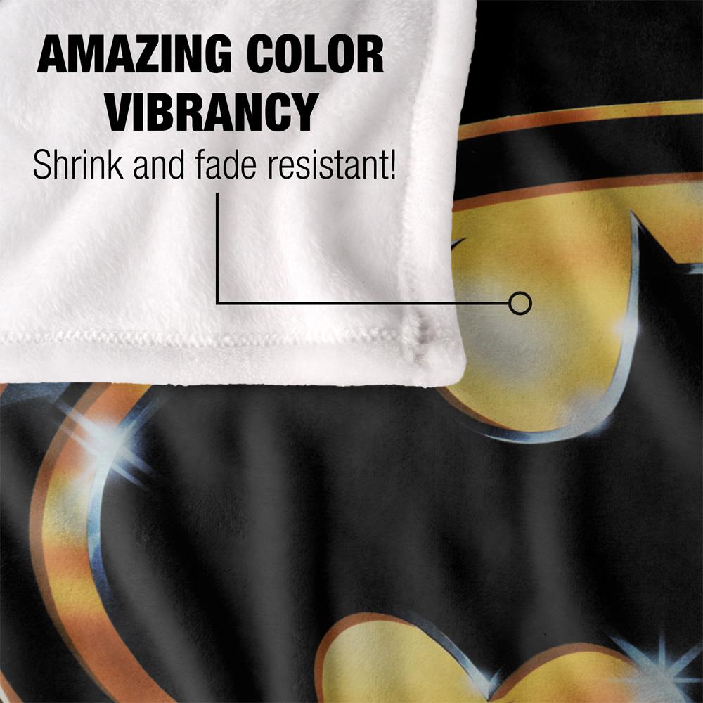 Multicoloured - Lifestyle - Batman Golden Logo Blanket