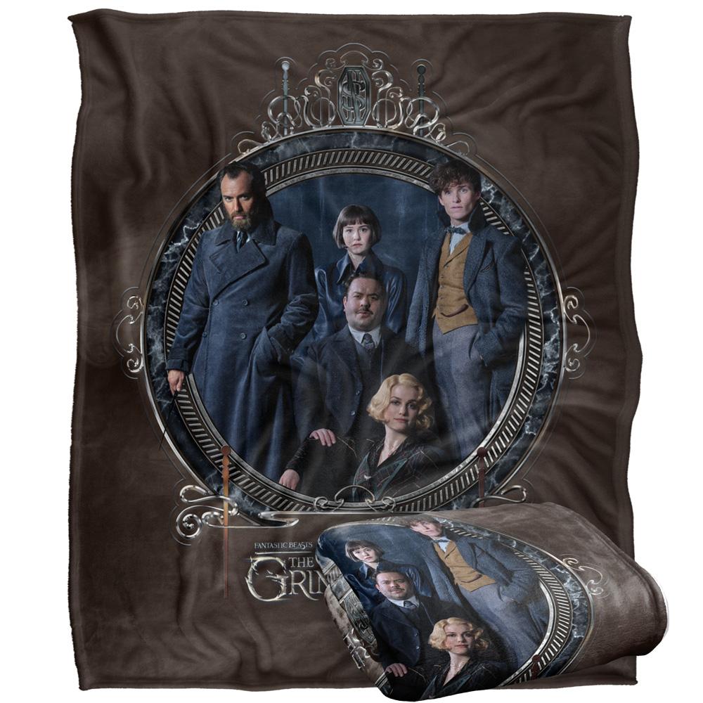 Multicoloured - Side - Fantastic Beasts: The Crimes of Grindelwald Movie Poster Blanket