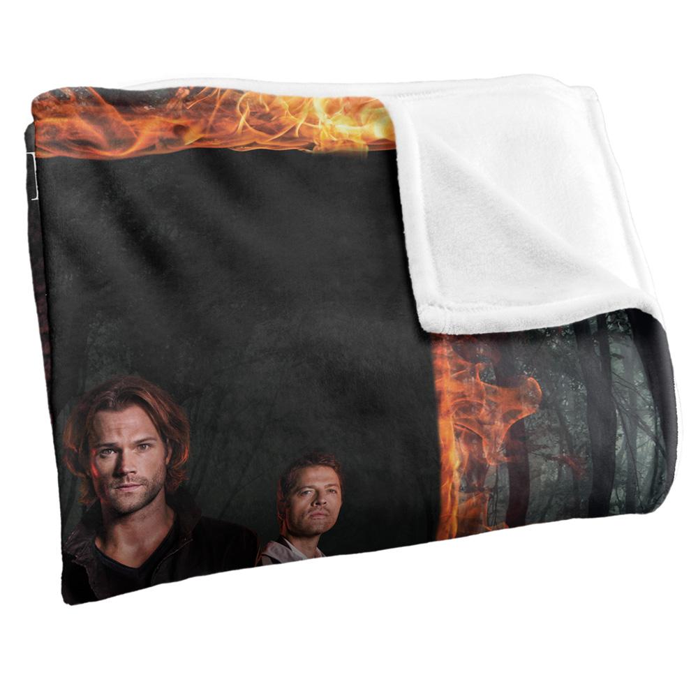 Multicoloured - Back - Supernatural Join The Hunt Blanket
