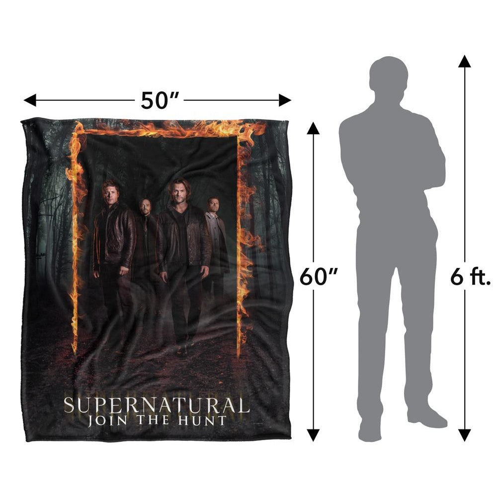Multicoloured - Pack Shot - Supernatural Join The Hunt Blanket