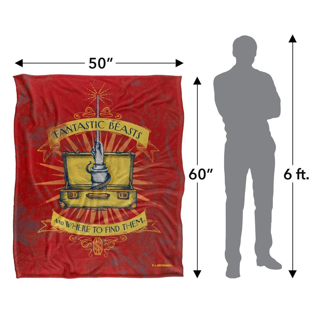 Multicoloured - Pack Shot - Fantastic Beasts Trunk Blanket