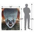 Multicoloured - Pack Shot - It Pennywise Blanket