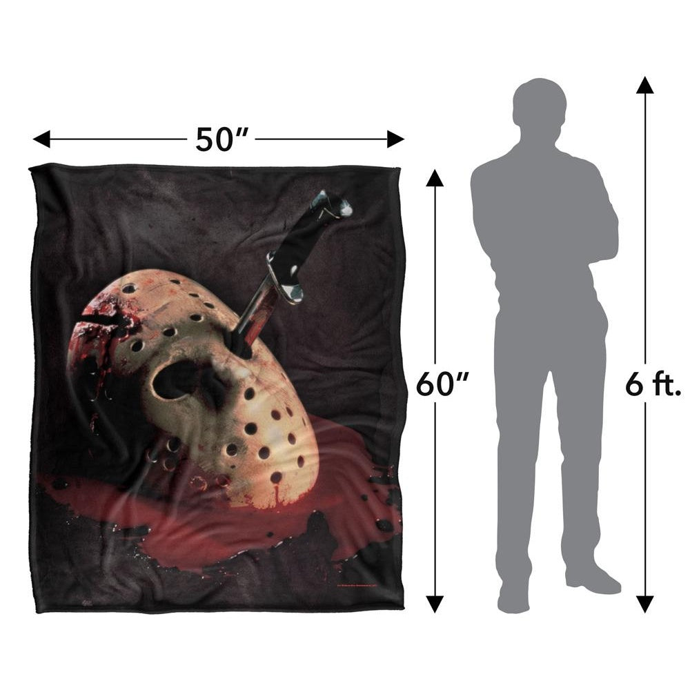 Multicoloured - Pack Shot - Friday The 13th Movie Poster Blanket