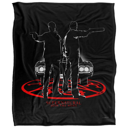 Multicoloured - Front - Supernatural Silhouette Blanket