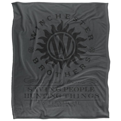 Multicoloured - Front - Supernatural Winchester Bros Logo Blanket