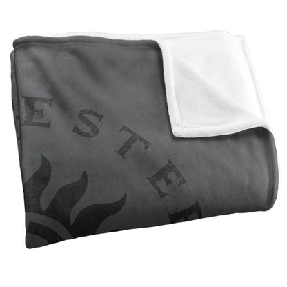 Multicoloured - Back - Supernatural Winchester Bros Logo Blanket