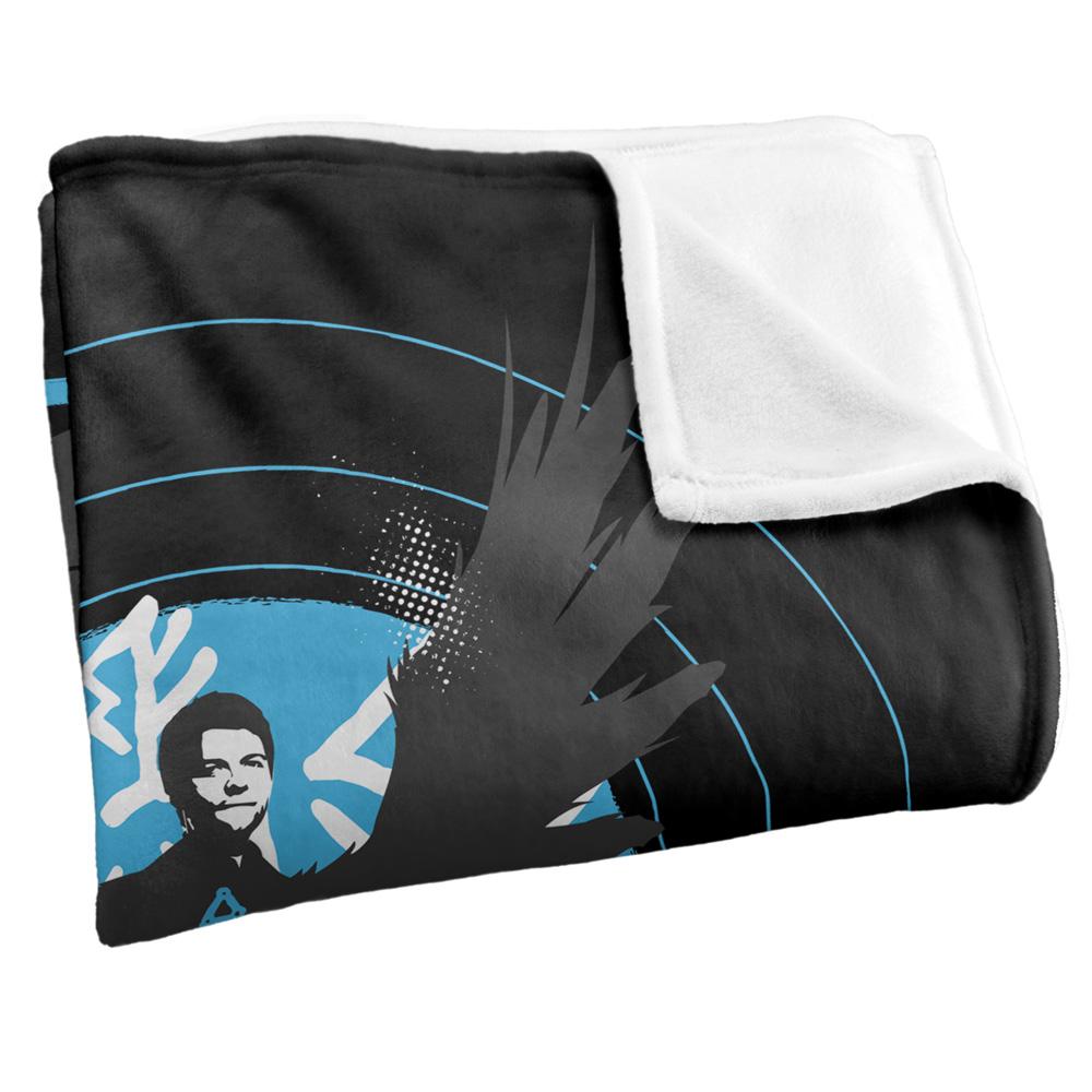 Multicoloured - Back - Supernatural Hey Assbutt Castiel Blanket