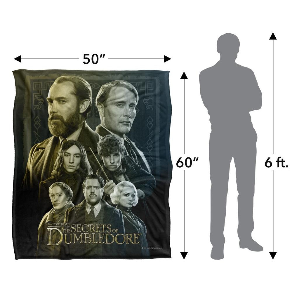 Multicoloured - Pack Shot - Fantastic Beasts Movie Poster Blanket