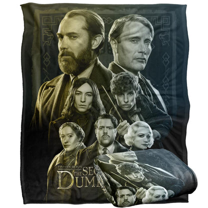 Multicoloured - Side - Fantastic Beasts Movie Poster Blanket