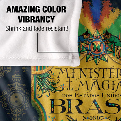 Multicoloured - Lifestyle - Fantastic Beasts Ministerio Da Magia Blanket