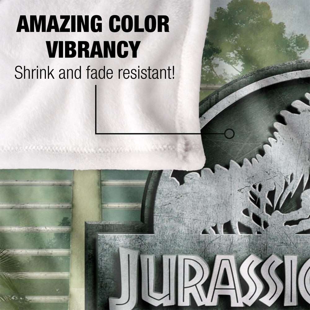 White - Lifestyle - Jurassic World Fence Blanket
