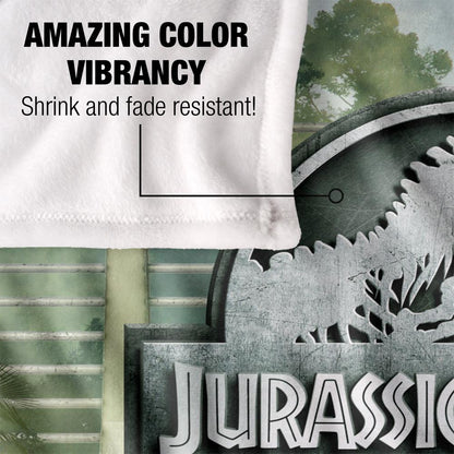 White - Lifestyle - Jurassic World Fence Blanket