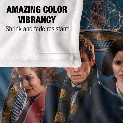 Multicoloured - Lifestyle - Fantastic Beasts Group Shot Blanket