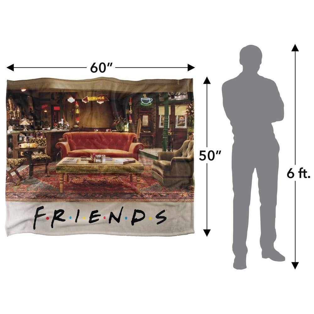 Multicoloured - Pack Shot - Friends Central Perk Photograph Blanket