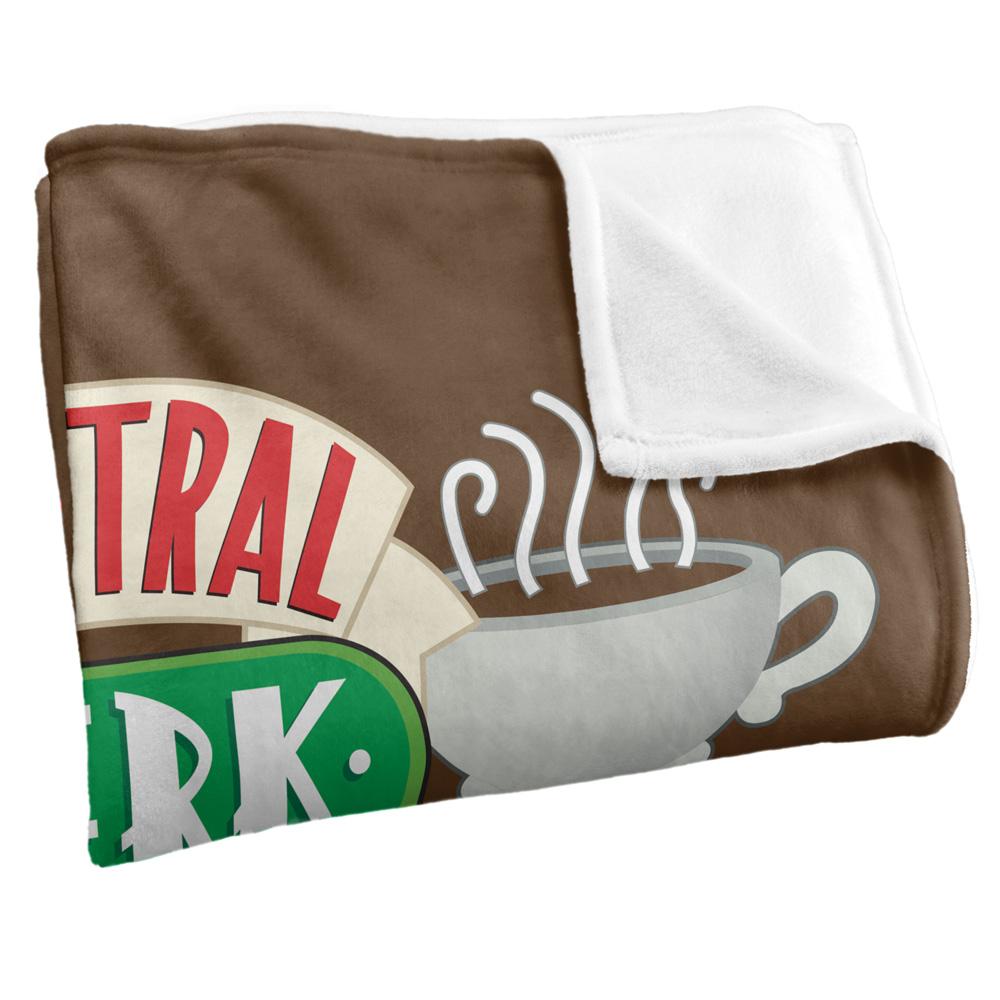 Multicoloured - Back - Friends Central Perk Logo Blanket