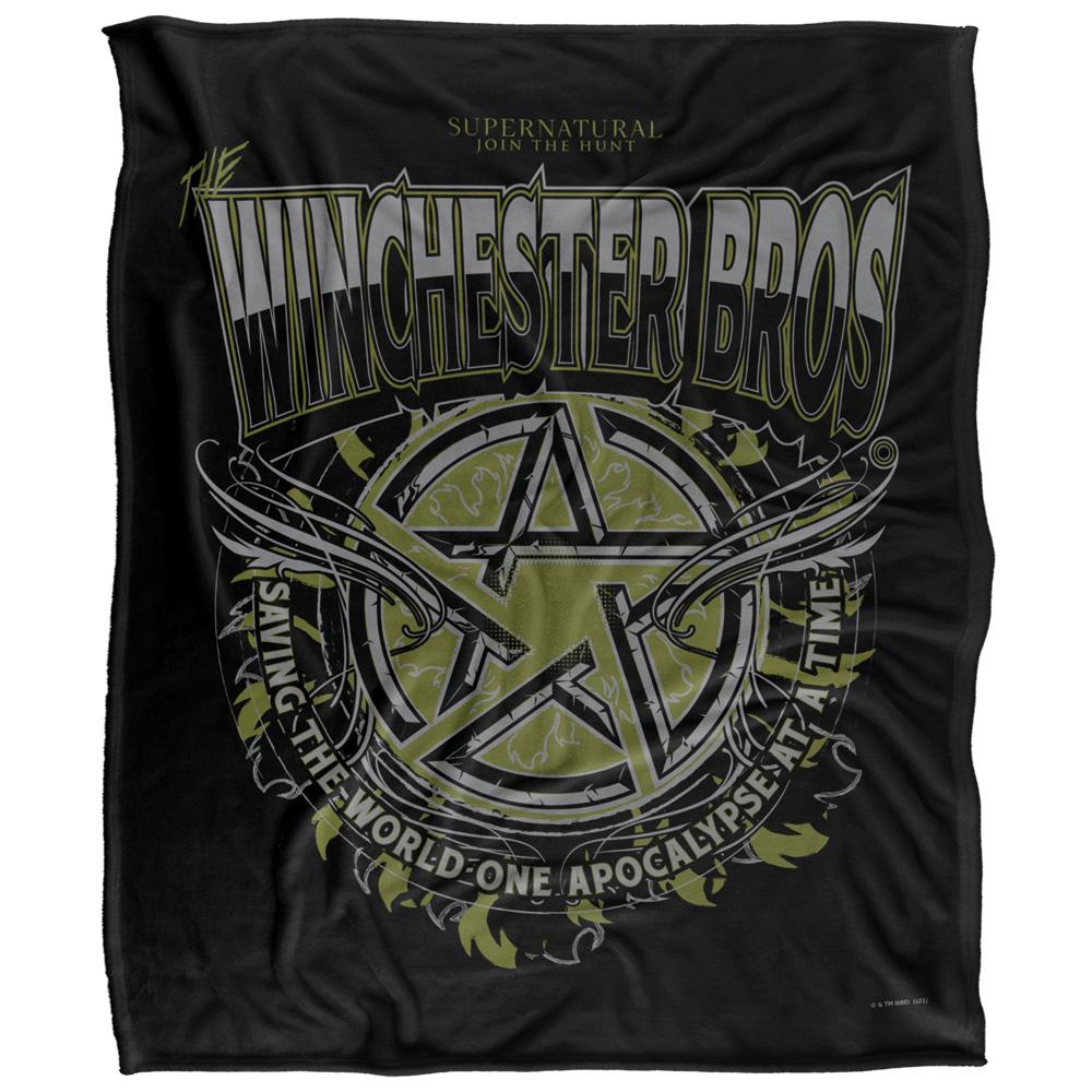 Multicoloured - Front - Supernatural Winchester Bros Blanket