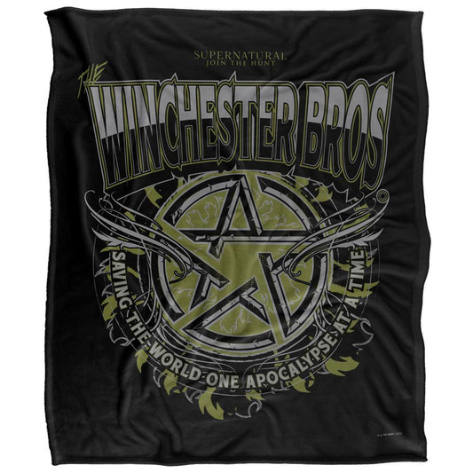 Multicoloured - Front - Supernatural Winchester Bros Blanket