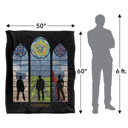 Multicoloured - Pack Shot - Supernatural Stained Glass Blanket
