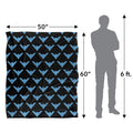 Multicoloured - Pack Shot - Batman All Over Logo Nightwing Blanket