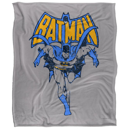 Multicoloured - Front - DC Logo Batman Blanket