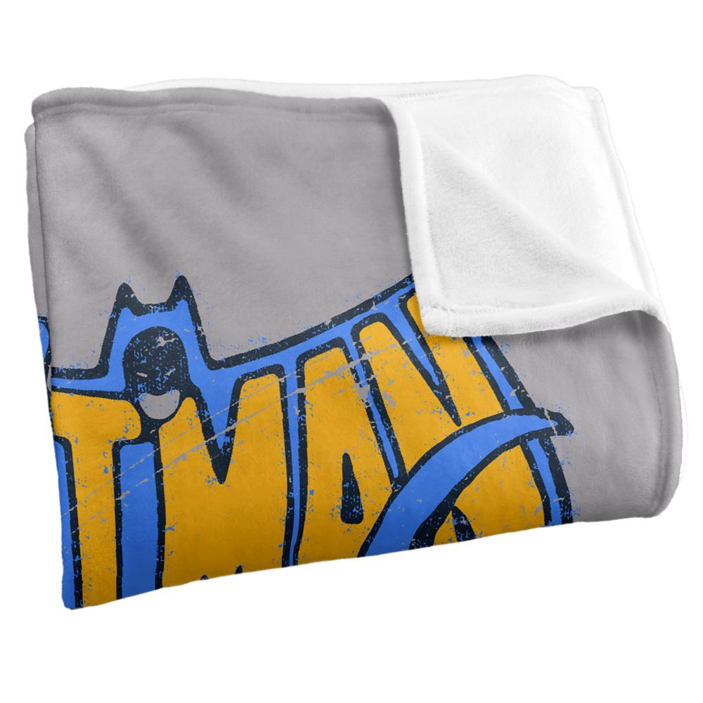 Multicoloured - Back - DC Logo Batman Blanket