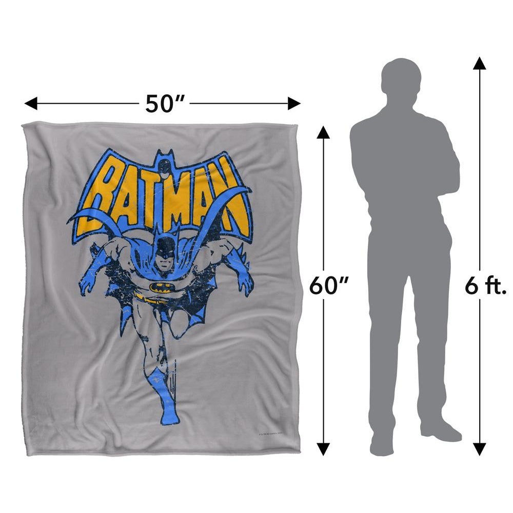 Multicoloured - Pack Shot - DC Logo Batman Blanket