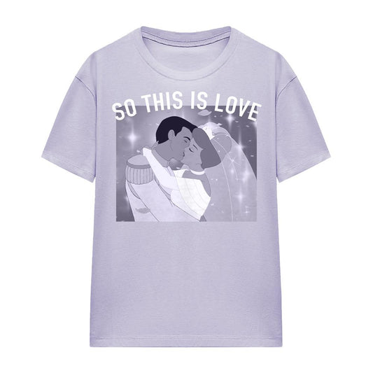 Soft Lavender - Front - Cinderella Unisex Adult So This Is Love T-Shirt