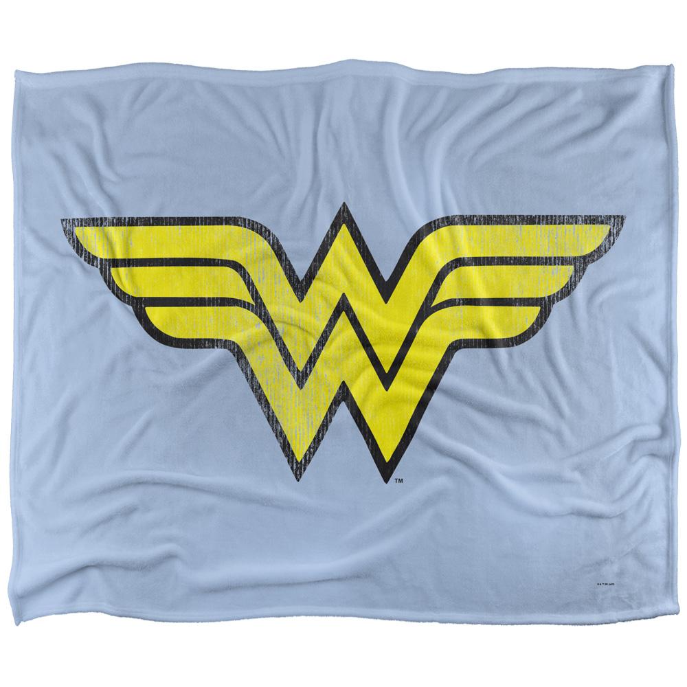 Multicoloured - Back - Wonder Woman Logo Blanket